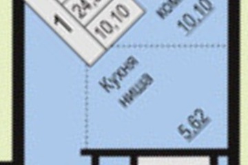 Студия, 29,3 м², 20/20 эт.